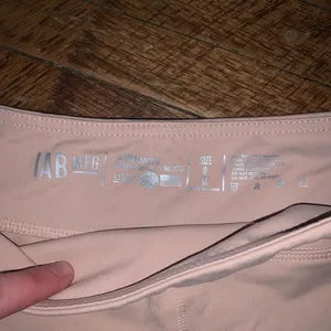 IAB MFA blush pink athletic no ride M workout booty shorts thumbnail 2