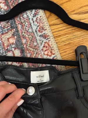 Aritzia Leather Shorts thumbnail 3