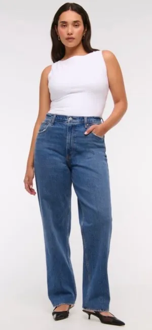 Abercrombie & Fitch 90s Straight Leg‎ Ultra High Rise Jeans thumbnail 1