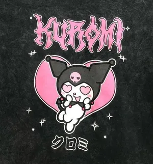 Kuromi by Sanrio Vintage Wash Tee thumbnail 2