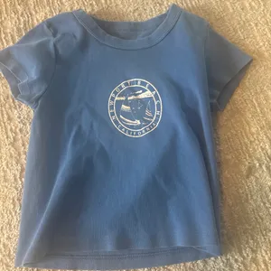 Brandy Melville blue baby tee thumbnail 1