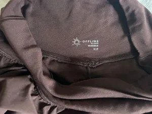 OFFLINE by Aerie Crossover High-Waisted shorts flowy thumbnail 2