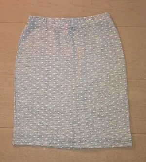 Forever 21 gray pencil polka dot skirt thumbnail 1