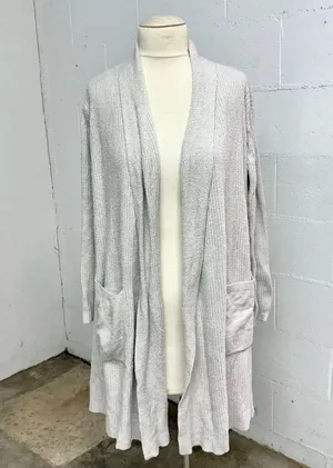 Barefoot dreams cozy chic fluffy robe thumbnail 2