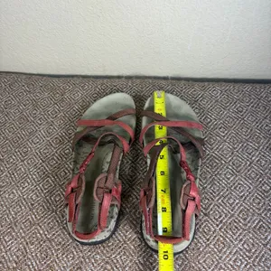 Merrell San Remo Sandals Women's 9 US 7 UK Brown Leather Strappy Summer Gorpcore thumbnail 7