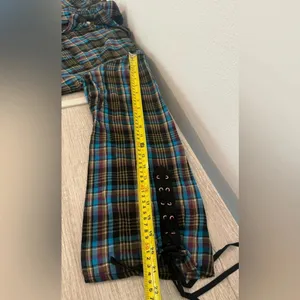 Savage X Fenty TIED UP TARTAN PJ RAW HEM SLEEP SHIRT Streetwear Comfy Medium thumbnail 5