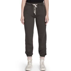 Les Tien Drawstring Waist Classic Heavy Sweatpants Vintage Black Gray Size Small thumbnail 4