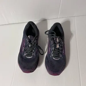 BROOKS Glycerin 19 grey/purple running shoe sneakers women size 10 thumbnail 3