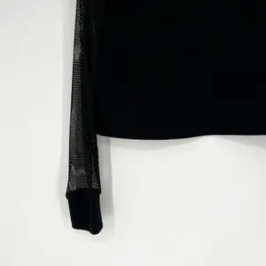 Hunter x Target Mesh Sleeves‎ Pullover Sweatshirt Black Size XS thumbnail 4