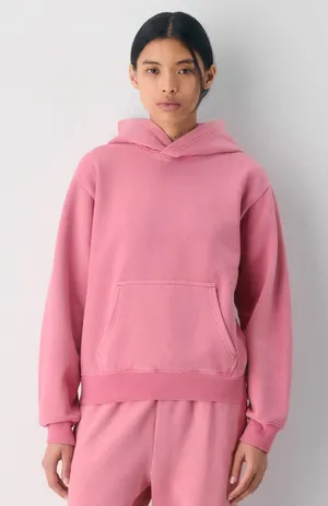 Aritzia Cozy Sweatfleece Perfect Hoodie size small vintage frozen berry NWOT thumbnail 1
