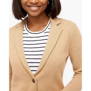J Crew Sweater Blazer Cotton Gray Size S thumbnail 4