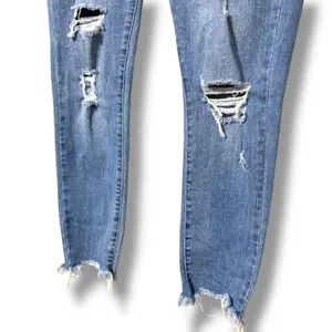 Judy Blue women’s size 31 distressed skinny fit blue jeans stretch thumbnail 3