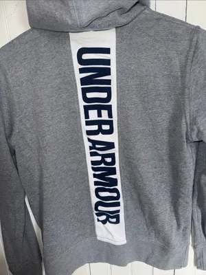 Under Armour Zip Up Hoodie Grey Size XS thumbnail 7