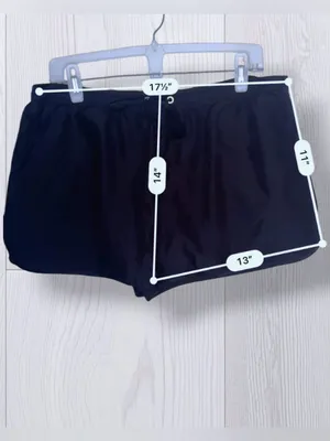 KONA SOL Black Drawstring Swim Cover-Up Shorts | Dolphin Hem thumbnail 8
