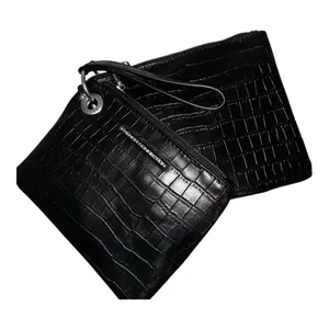 FRENCH CONNECTION Dale Croc DoubleSlim Pouches‎ Wristlet NWT Zippered $48 MSRP thumbnail 1