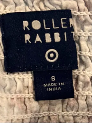 🌸Nwt Roller Rabbit Blue And White Floral Maxi Dress Size Small🌸 thumbnail 6