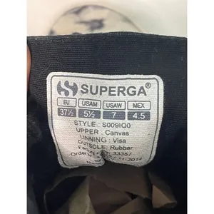 Superga Wax-Print High-Tops‎ Black/white 5.5 Sneakers thumbnail 7