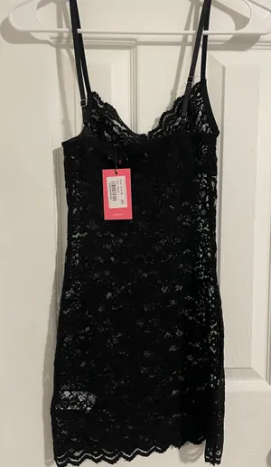 Edikted Melia Sheer Lace Minidress thumbnail 3