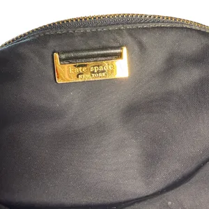 Kate Spade Black Shoulder Bag with Gold Accents thumbnail 2