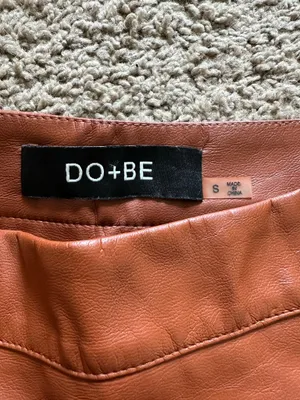 DO+BE Brown Leather Skirt thumbnail 3