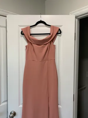 Lulus New Mauve Pink Off-the-Shoulder Maxi Dress thumbnail 6
