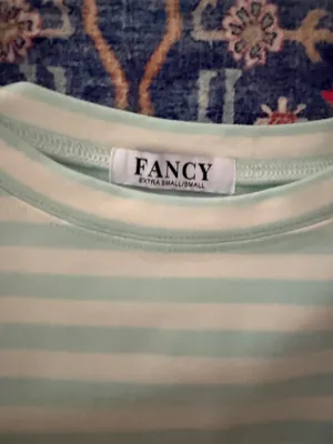 Fancy Striped two piece set Blue thumbnail 3