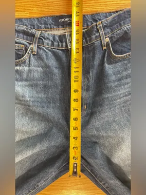 Veronica Beard 100% Cotton Woman’s Straight-Leg Indigo Jeans Size 32 thumbnail 4