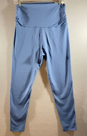 488 | NWT OFFLINE by Aerie The Hugger High‎ Rise Leggings Blue Womens Large thumbnail 1
