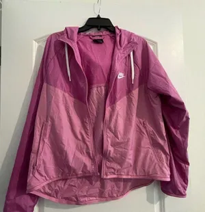 Nike Women's Two-Tone Pink Utility Jacket thumbnail 1