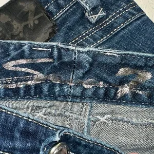 Seven7 Jeans Women 24 Bootcut Mid‎ Rise Stretch Embellished Pocket Y2K Western thumbnail 4