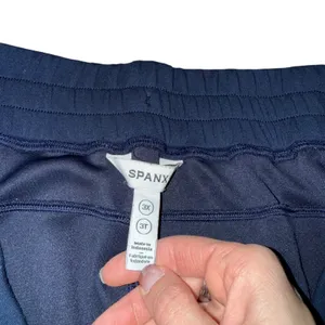 SPANX Wide Leg Cropped Pants Navy‎ Blue 3X Comfort Stretch thumbnail 4