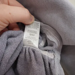 FP Movement Size Small‎ Purple Grey Sweatshirt Ruched Side Cropped Oversized thumbnail 8