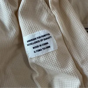 Women's Oversized Lightweight Two Piece Waffle Jogger Set Cream Size 3XL #260722 thumbnail 2
