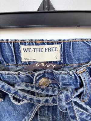 We The Free CRVY Outlaw Wide Leg Jeans Small thumbnail 5