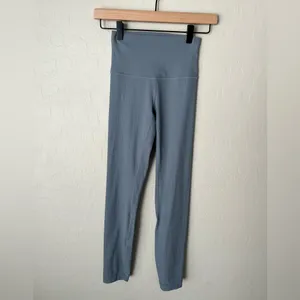 Lululemon align ribbed high rise leggings chambray blue 4 thumbnail 7
