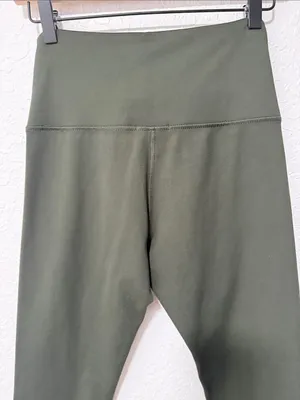 ZOBHA High-Waist Olive Green Leggings Size Medium thumbnail 8