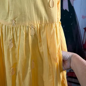 J. Crew Yellow Sleeveless Tiered Sundress 4 thumbnail 10