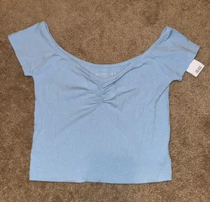 American Eagle Off-The-Shoulder Crop Top thumbnail 1