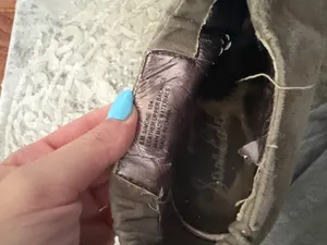 Sam Edelman Boots Suede Leather Grey thumbnail 6