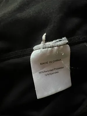 Quince Black Long Sleeve Crewneck Pullover thumbnail 3