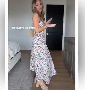 New Abercrombie & fitch Dylan bra free midi dress thumbnail 7