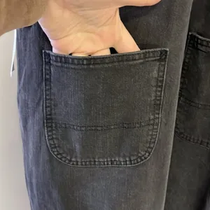 GAP Acid Wash Black Adjustable Razorback Overalls Pockets and Side Buttons- M thumbnail 10