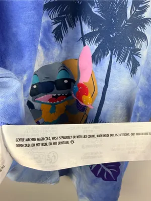 Walt Disney World Stitch Hawaiian Vacation Spirit Jersey Adult X-SMALL thumbnail 12
