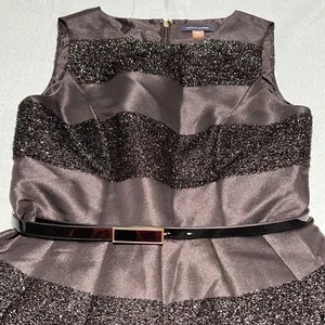Tommy Hilfiger‎ Metallic Stripe Fit & Flare Dress C26 thumbnail 5