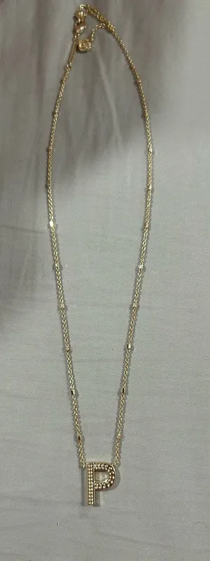 Kendra Scott Gold Initial Necklace thumbnail 1