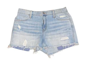 Aerie Cutoff Distressed Shorts Medium Elastic Waist Cowgirl Festival Beach Y2K thumbnail 1