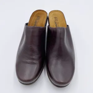 NAOT Eden Dream Leather Mule Clog Women's Size 38 US 7 Deep Brown Purple Boho thumbnail 4