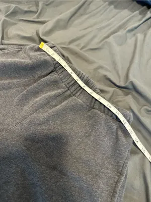 Brandy Melville Rosa sweatpants Sz:OS charcoal gray elastic waist/cuffs pockets. thumbnail 3