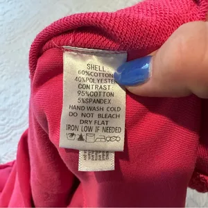 Fantastic Fawn French Terry Let’s Go Girls Sequin Sweatshirt. Hot pink. Medium. thumbnail 6
