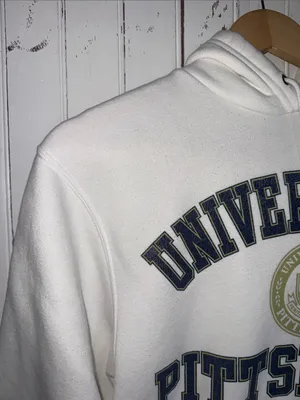 Jansport University of Pittsburg Hoodie White Size S thumbnail 2